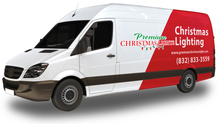 Christmas Lighting Katy TX Premium Christmas Lights Mockup Van 1